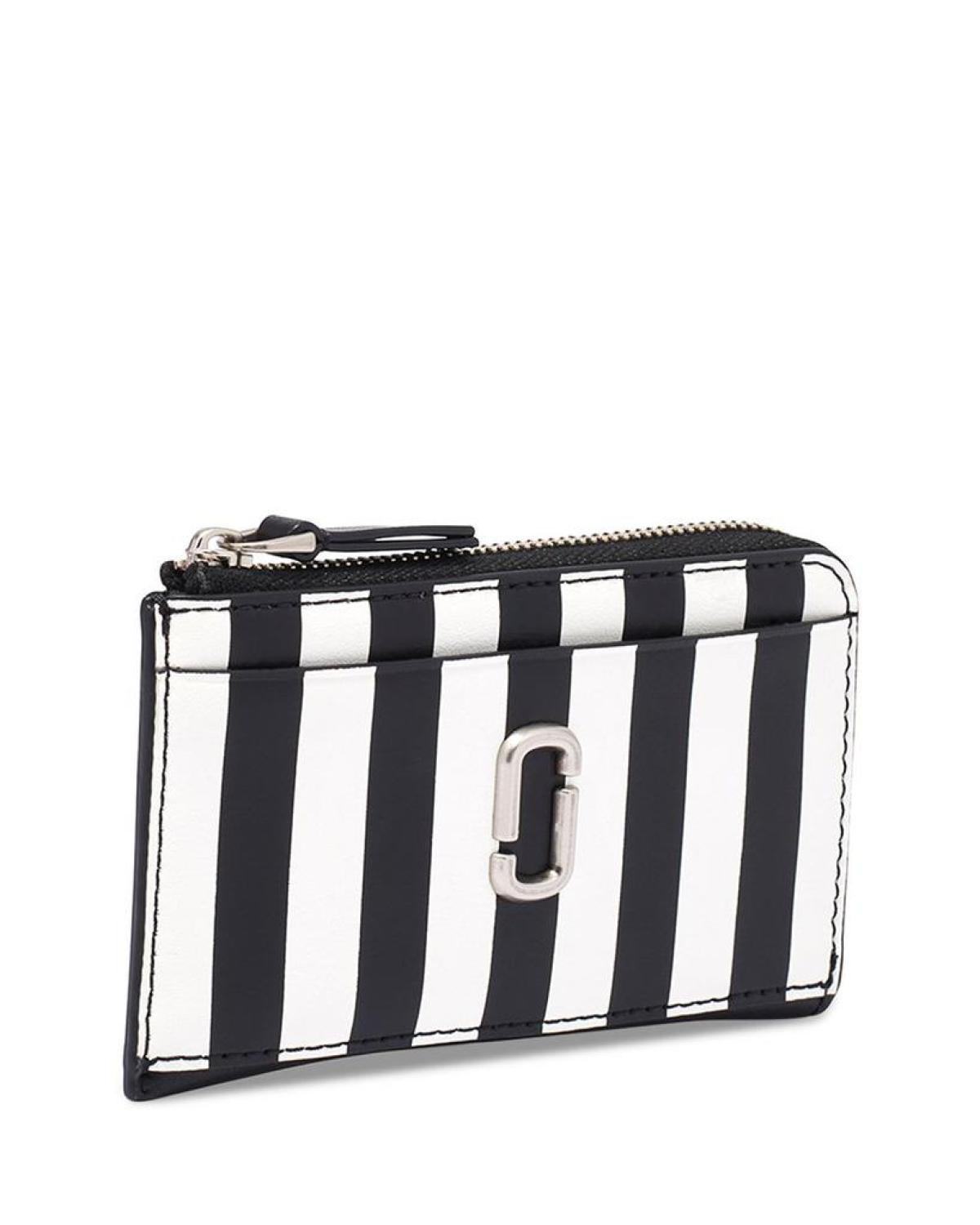 The Striped J Marc Top Zip Multi Wallet