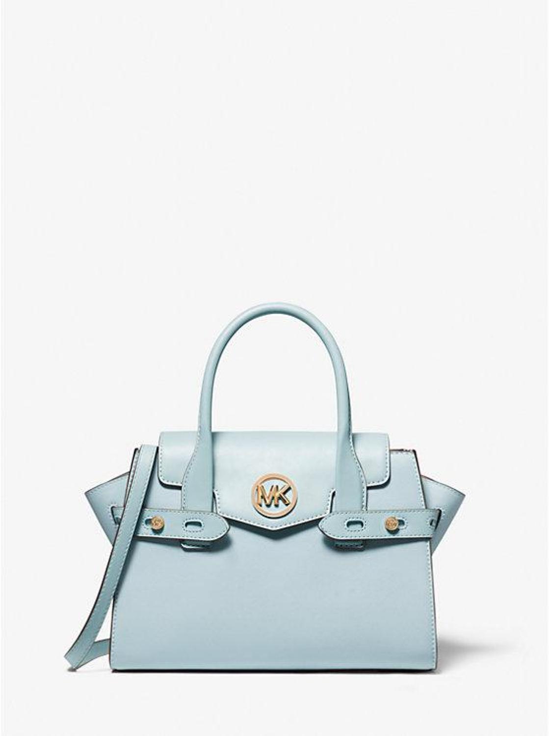 Carmen Medium Faux Leather Belted Satchel