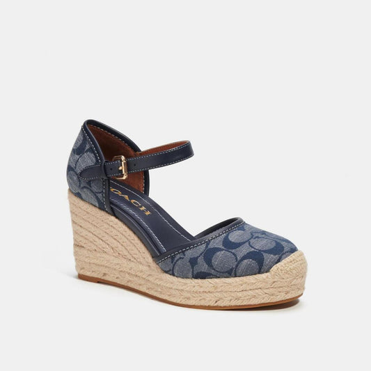 Coach Outlet Raine Espadrille In Signature Denim