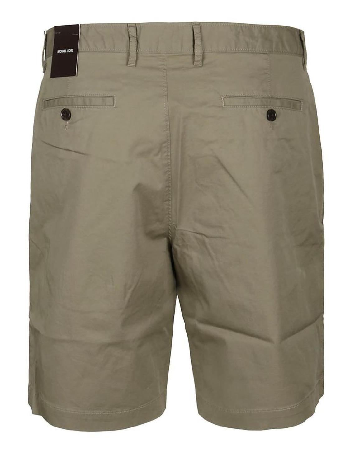 Michael Kors Logo Patch Poplin Shorts