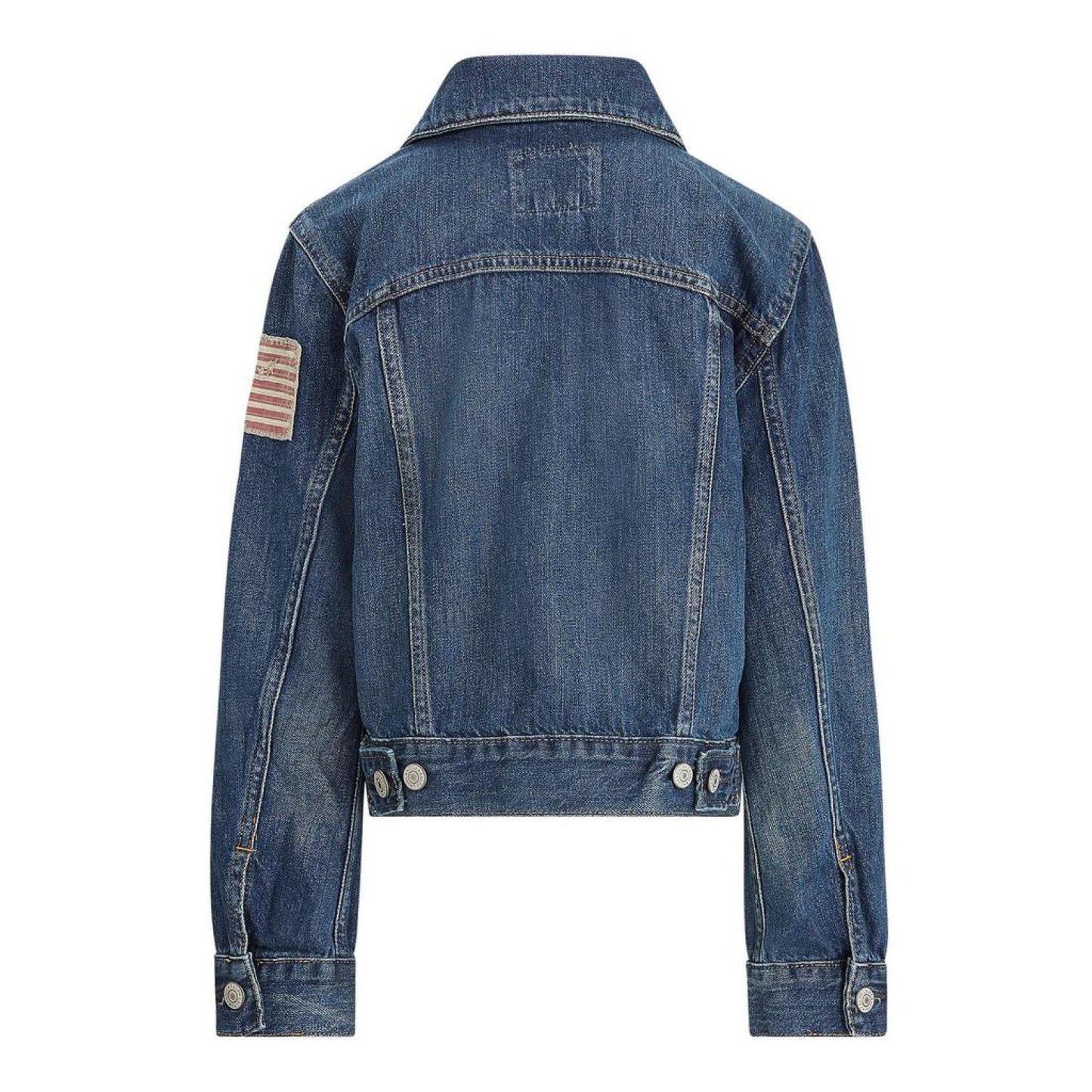 Cotton Denim Trucker Jacket (Big Kids)