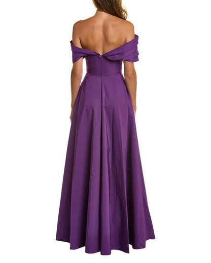 Marchesa Notte Off-the-Shoulder Gown