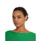 Plus-Size Cotton-Blend Dolman-Sleeve Sweater