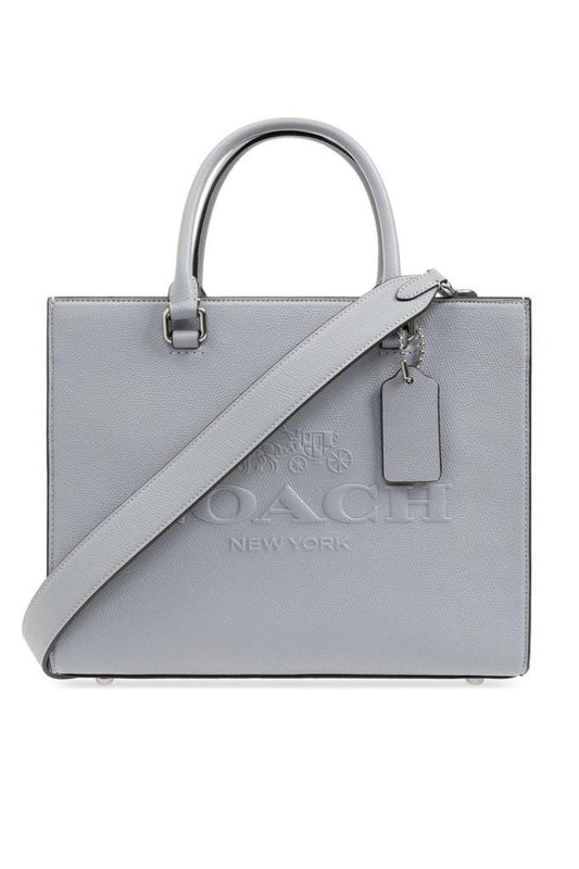 Coach Logo Detailed Tote Bag