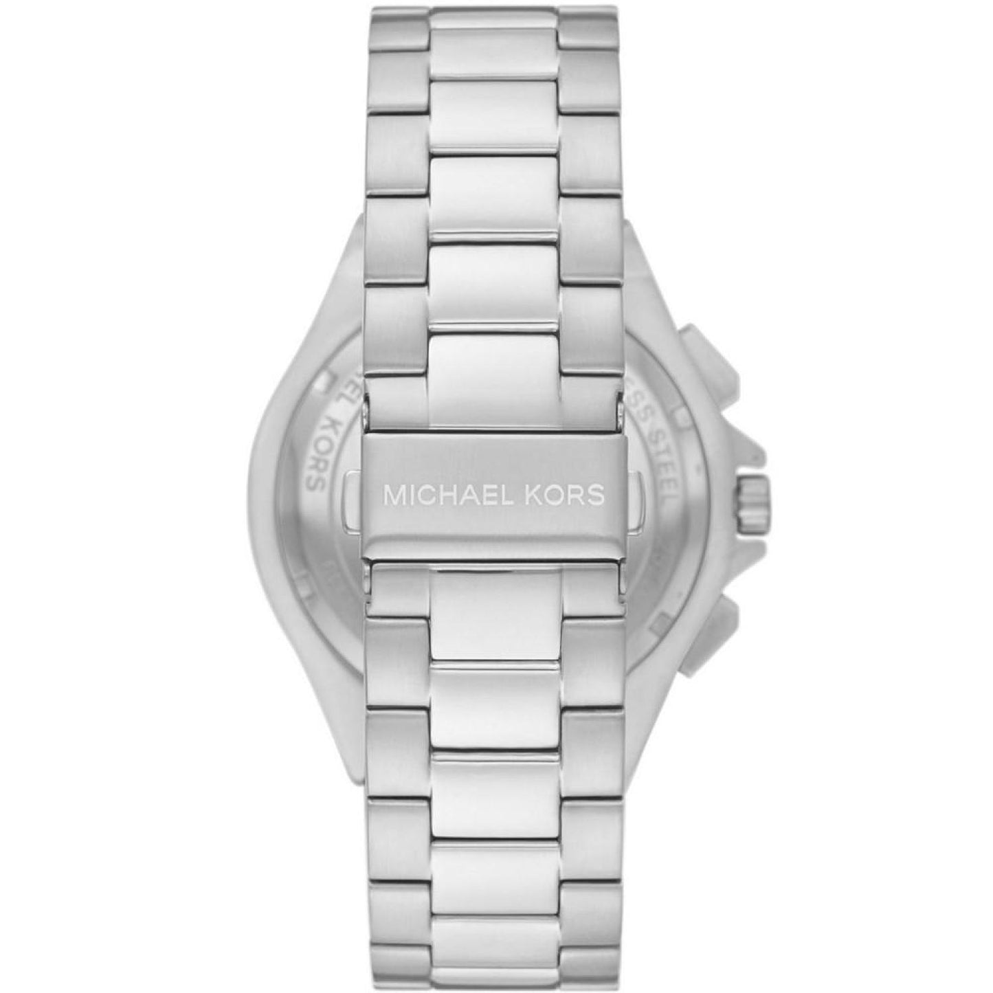 Men's Lennox Chronograph Silver-Tone Stainless Steel Bracelet Watch