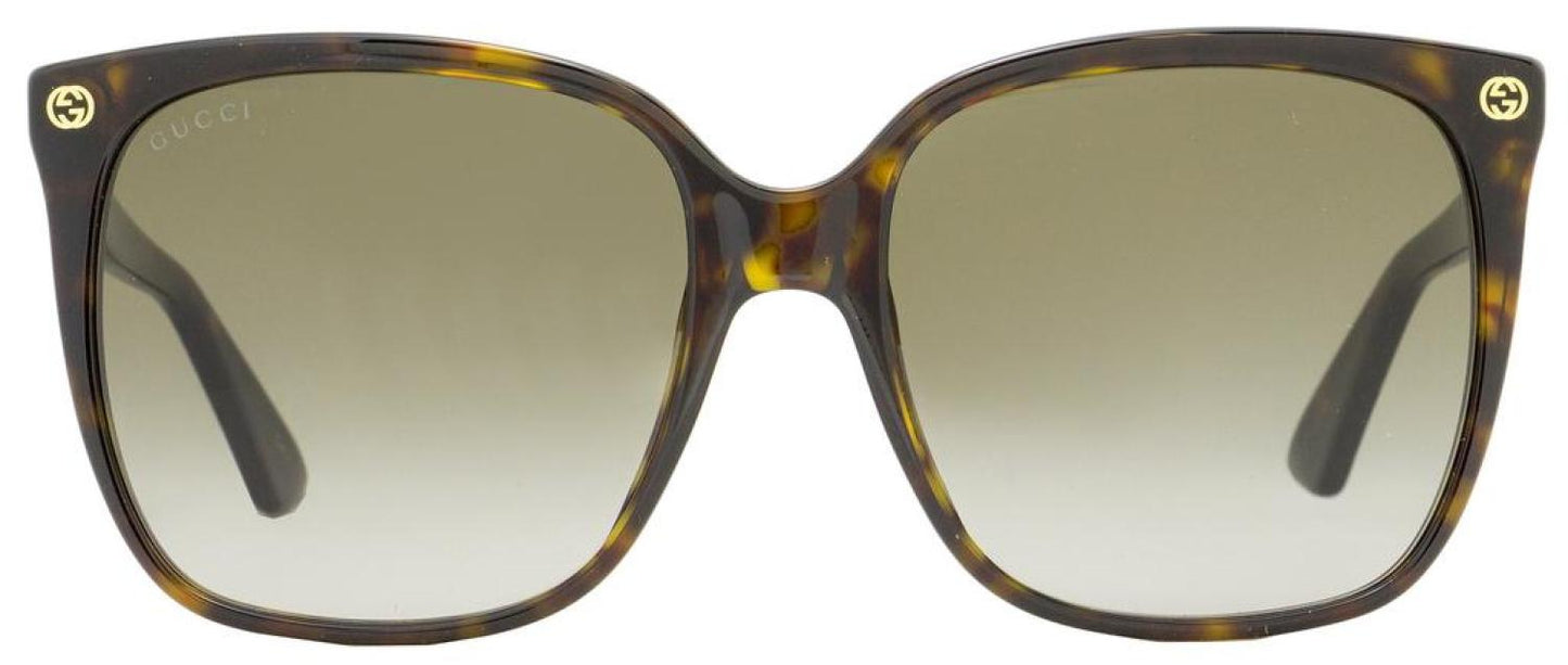 Gucci Women's  Sunglasses GG0022S 003 Havana 57mm