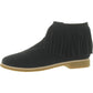 Betsie Womens Suede Fringe Ankle Boots