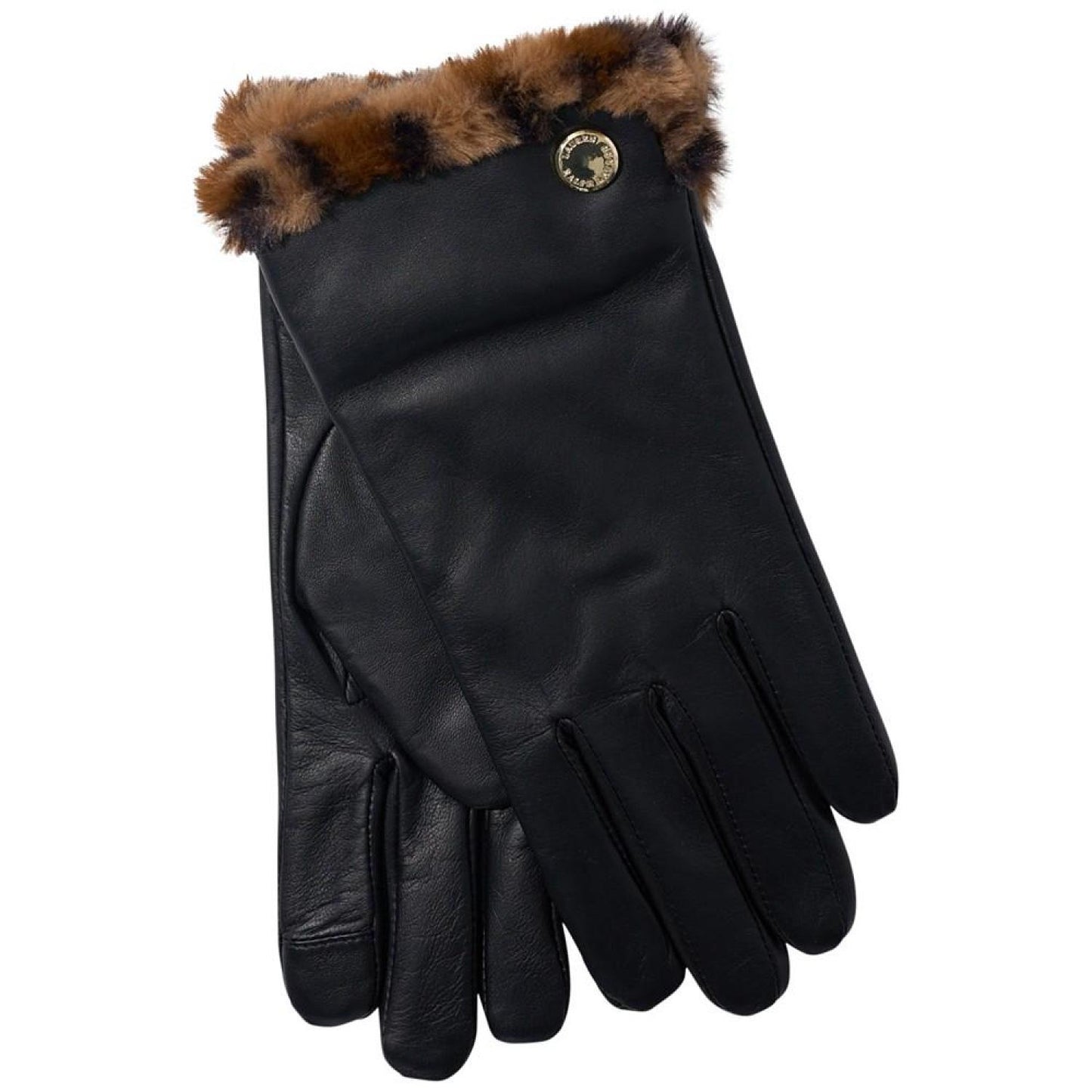 Women's Plush Lined Leather Gloves