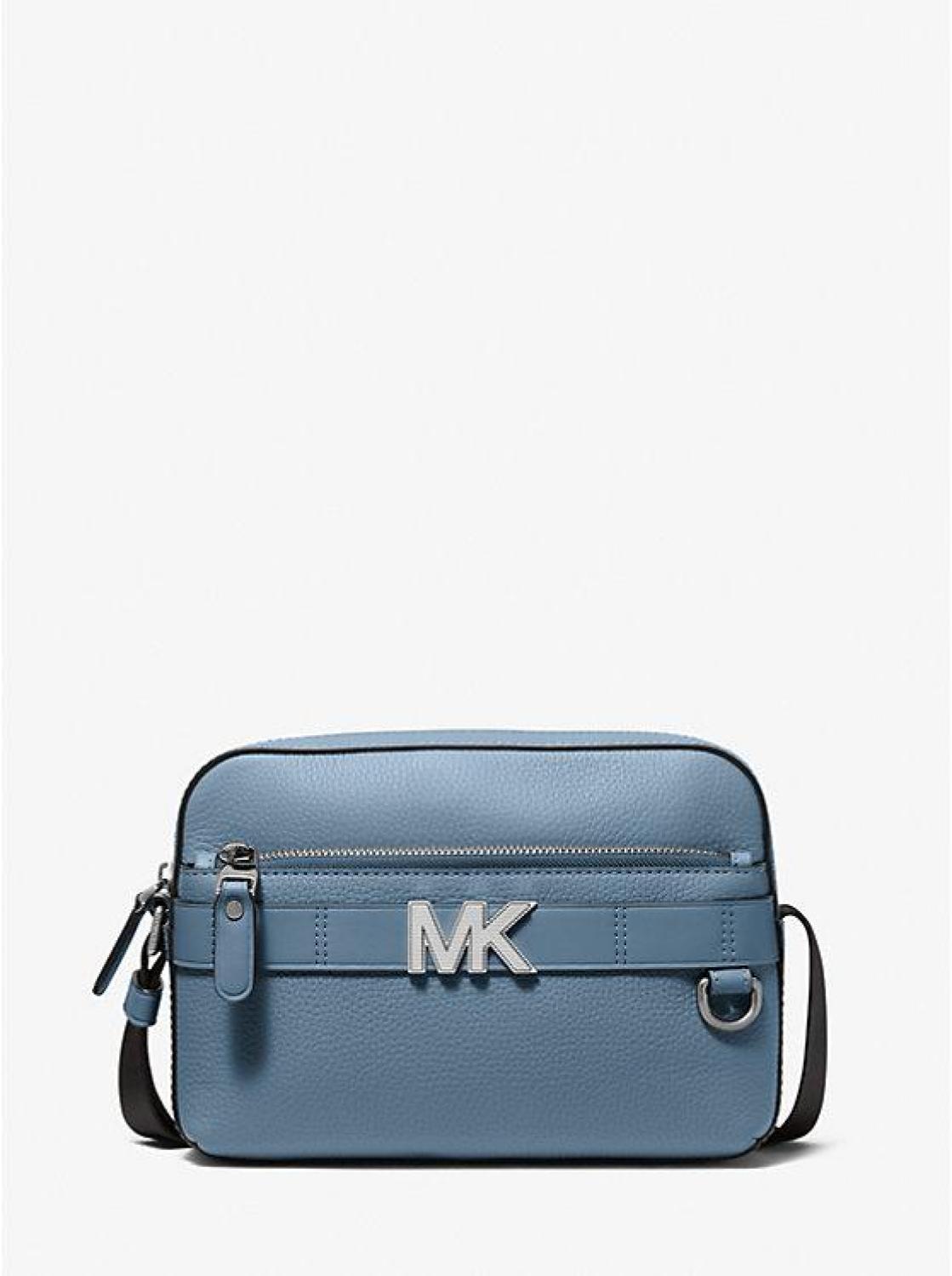 Hudson Pebbled Leather Utility Crossbody Bag