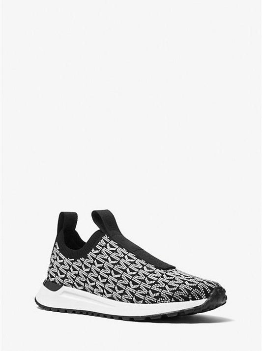 Bodie Crystal Logo Mesh Slip-On Trainer