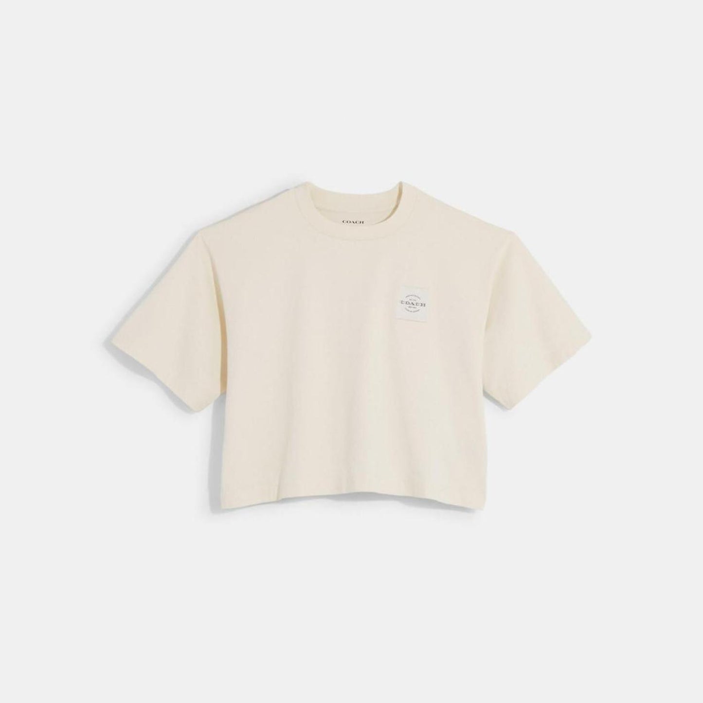 Coach Outlet Garment Dye Cropped T Shirt