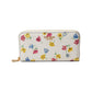 Morgan Tulip Toss Printed Soft Milling PVC Zip Around Continental Wallet