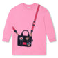 The Marc Jacobs Kids Graphic-Print Sweater Crewneck Dress