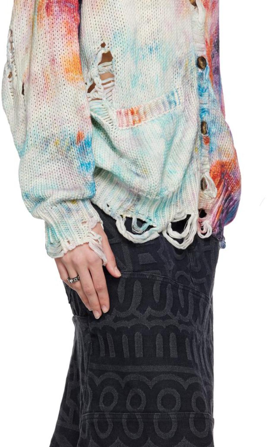 Black 'The Charmed Marc Chain' Ring