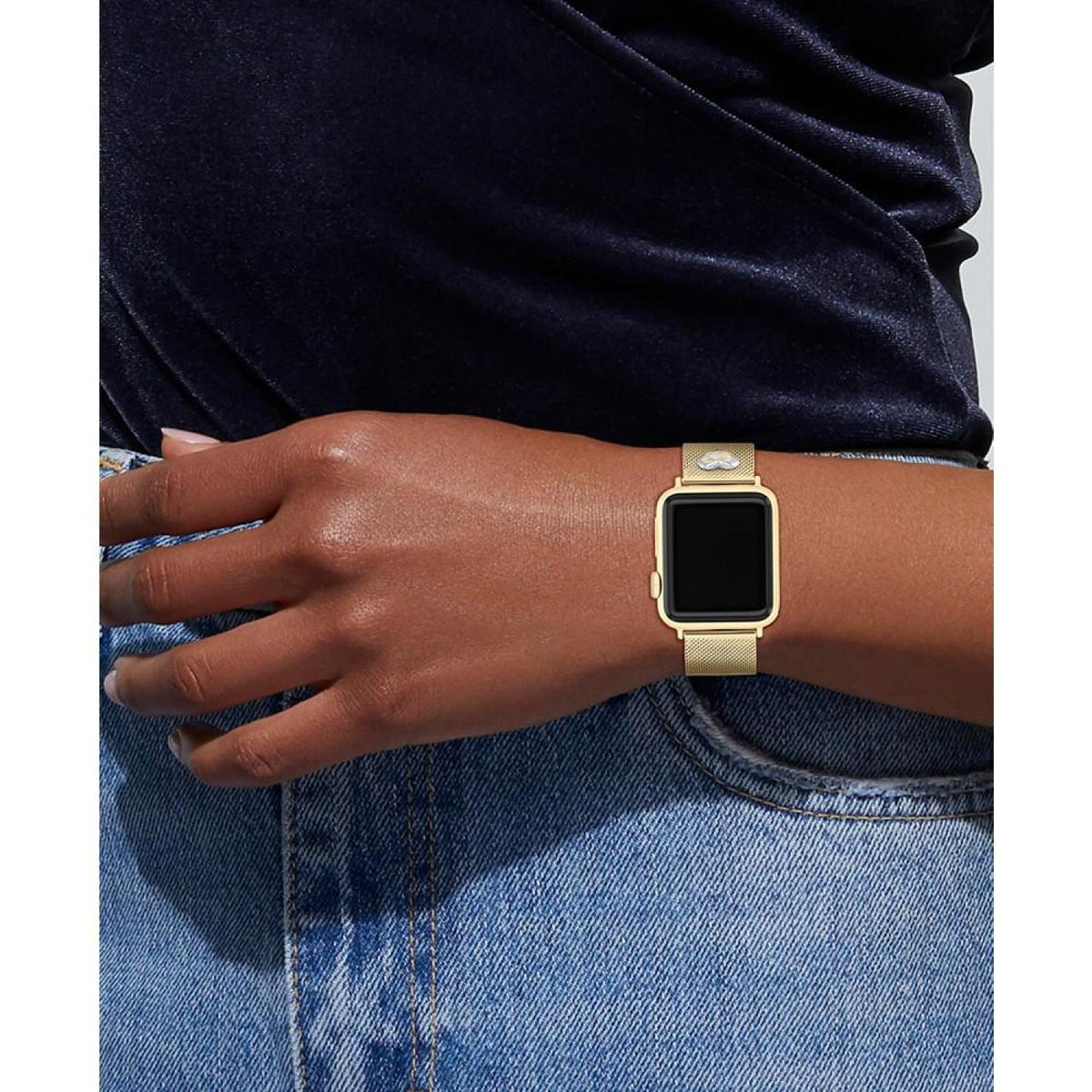 Gold-Tone Stainless Steel Mesh Bracelet for 38, 40, 41mm 