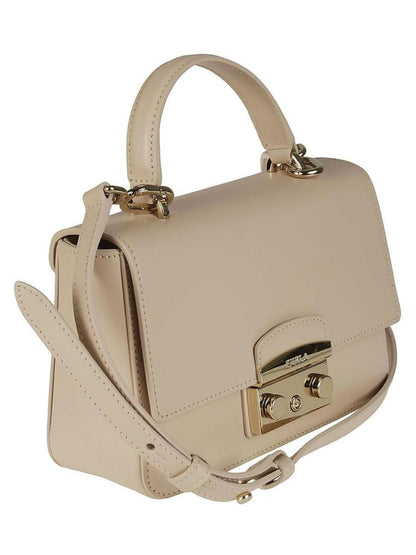 Furla Metropolis Push-Lock Detailed Mini Top Handle Bag