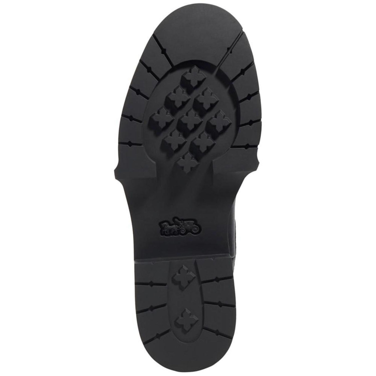 COACH Women’s Lenora Leather Pull on Lug Sole Chelsea Black Bootie Amazon.com | COACH Lenora Bootie Black 11 B (M) | Ankle & Bootie main image 2