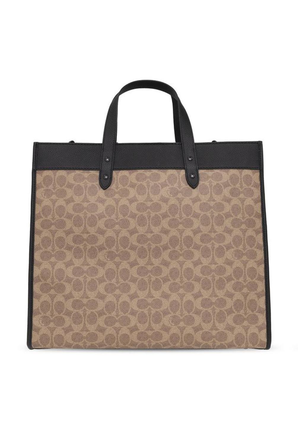 Coach Field Monogram Pattern Tote Bag