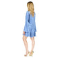 Women's Chain-Neck Bell-Sleeve Dress