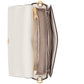 Morgan Seashell Embossed Saffiano Leather Flap Chain Wallet