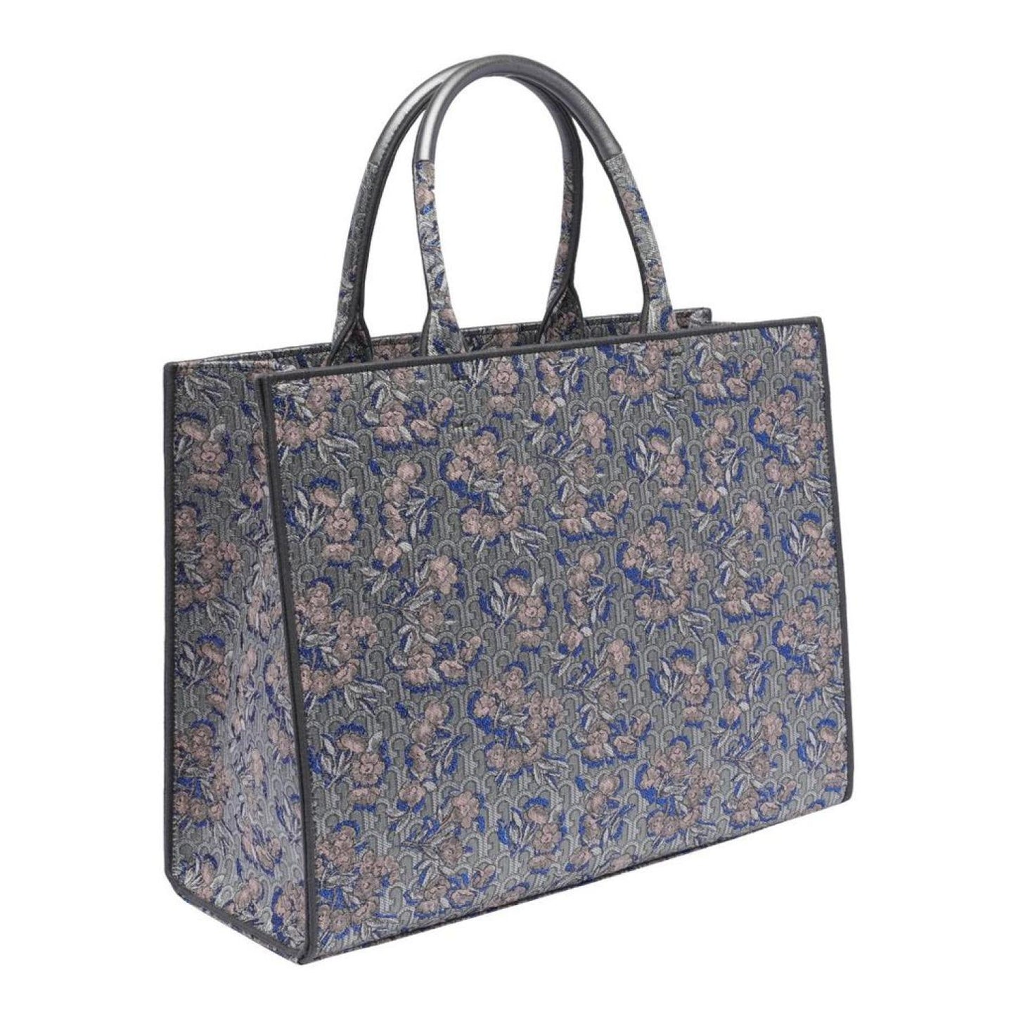 Furla Floral Jacquard Tote Bag