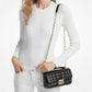 Tribeca Small Quilted Lizard Embossed Leather Shoulder Bag