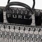 Furla Toni Antracite Jacquard Tote Bag