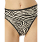 Zebra High Leg Bikini Bottoms