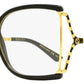 Gucci Women's  Sunglasses GG0592S 001 Black/Gold 60mm