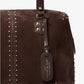 Astor Large Studded Leather Tote Bag
