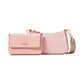 Double Up Saffiano Leather Mini Crossbody