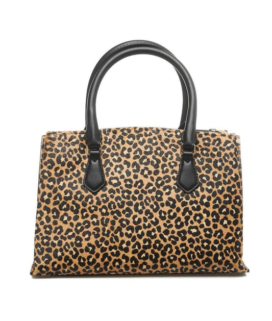 Michael Kors Ruby Leopard Printed Small Tote Bag