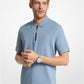 Cotton Half-Zip Polo Shirt