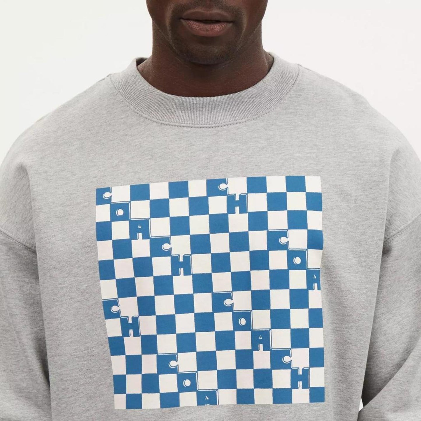 Coach Outlet Checkerboard Crewneck Sweatshirt