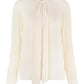 Michael Michael Kors Pussy-Bow Long-Sleeved Blouse