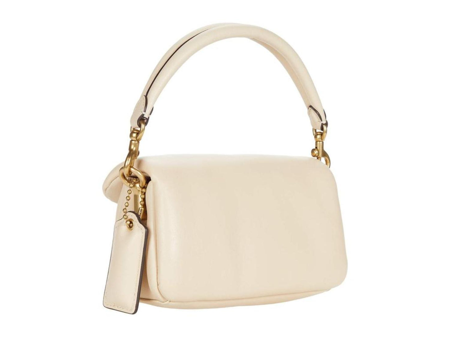 Leather Covered C Closure Pillow Tabby Shoulder Bag 18