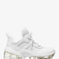 Olympia Extreme Logo Jacquard and Leather Trainer