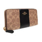 Coach Monogrammed Zip-Around Wallet