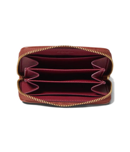 Coated Canvas Signature Small Zip Around Card Case