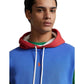 Color-Blocked Double-Knit Hoodie