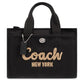 Coach Logo Embroidered Tote Bag