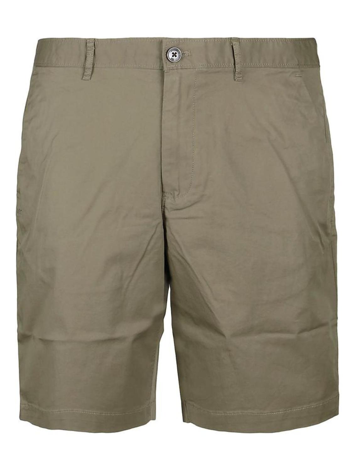 Michael Kors Logo Patch Poplin Shorts