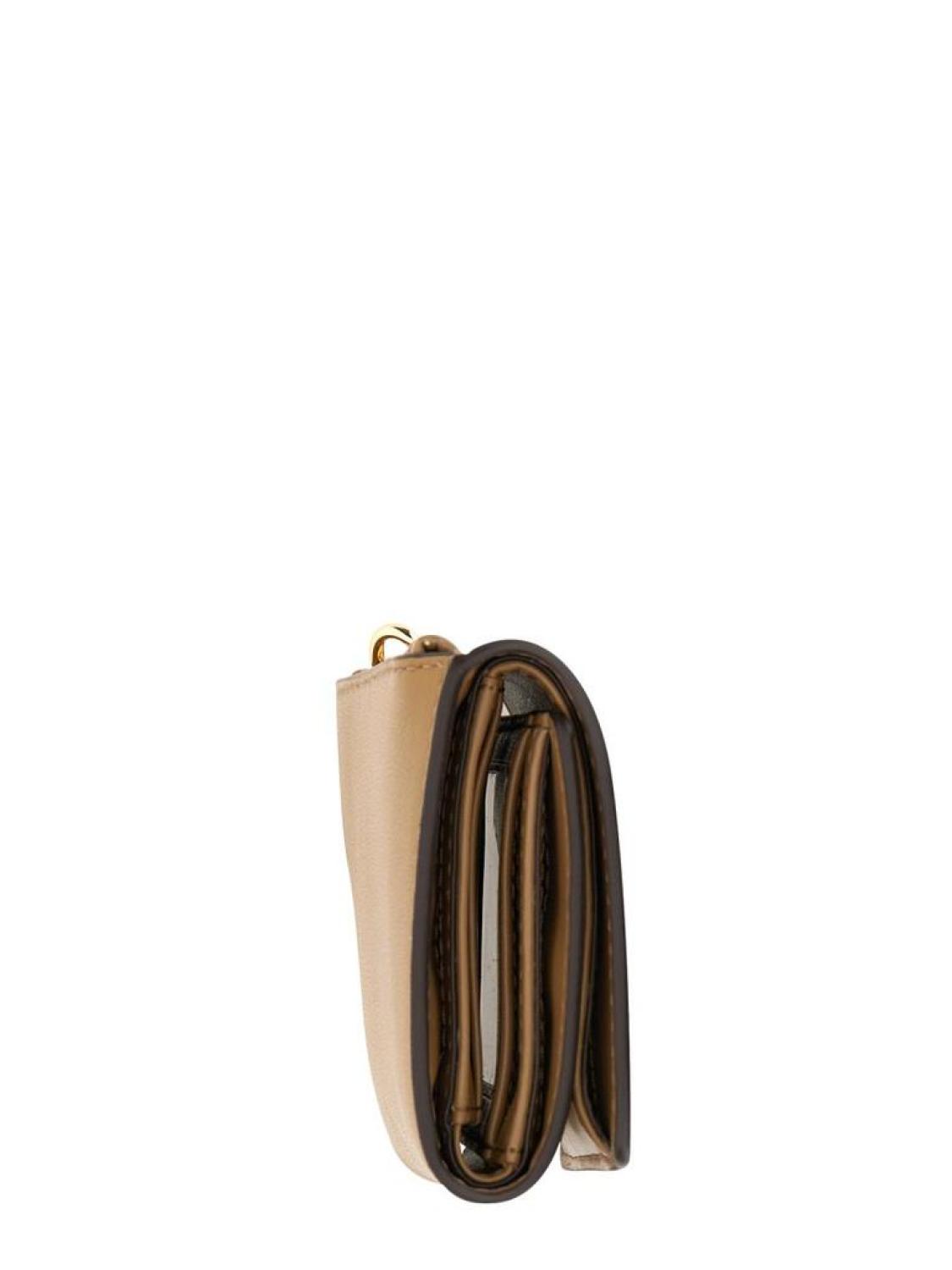 Michael Michael Kors Logo Plaque Trifold Wallet