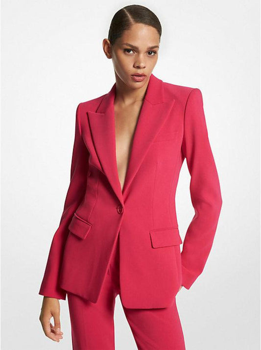 Georgina Stretch Pebble Crepe Blazer