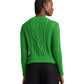Cable-Knit Cotton Crewneck Sweater