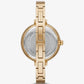 Naia Gold-Tone Logo Watch