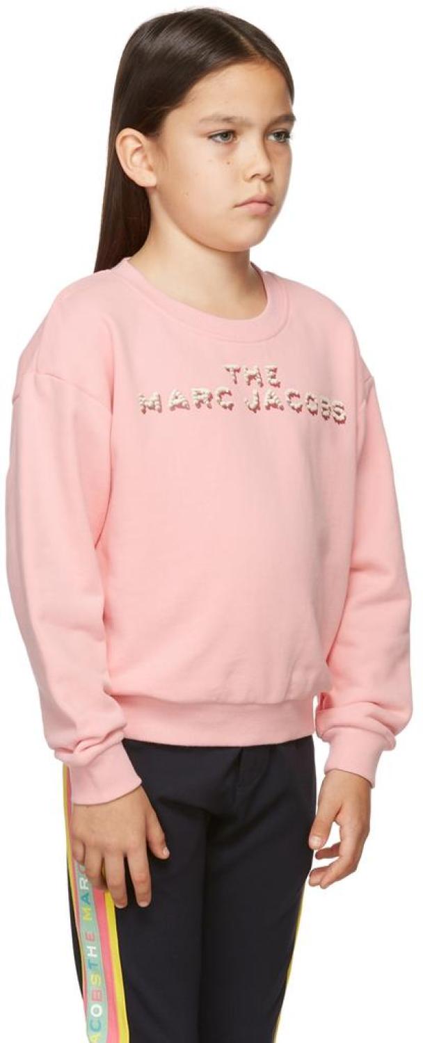 Kids Pink Logo Sweatshirt