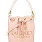 Marc Jacobs Logo Embossed Bucket Bag