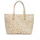 Michael Kors Carter Large Camel Animal Print PVC Open Tote Shoulder Bag Women's Purse