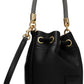 Black 'The Leather Mini Bucket' Bag